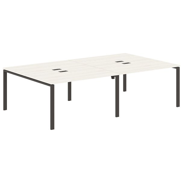 Стол 4-х местный EUWST 2716 Ясень Траун/Мокко 2726х1606х750 EDIS - Вид 1