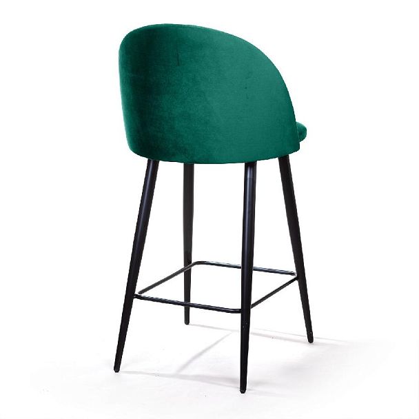 Стул полубарный Thomas, бархат зелёный 19 - Вид 7