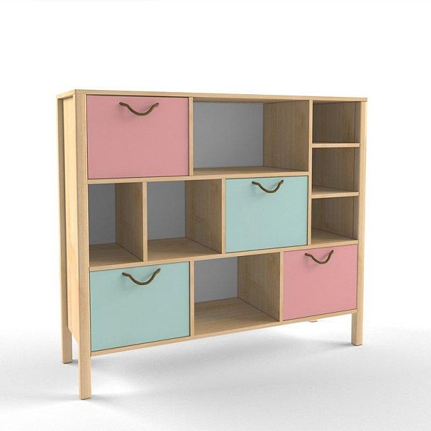 Стенка для игрушек детский Скандинавия - Вид 1