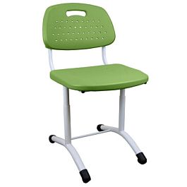 Школьный стул BOCCA, зеленый (каркас RAL 9016 белый), гр.5-7 - Фото предпросмотра