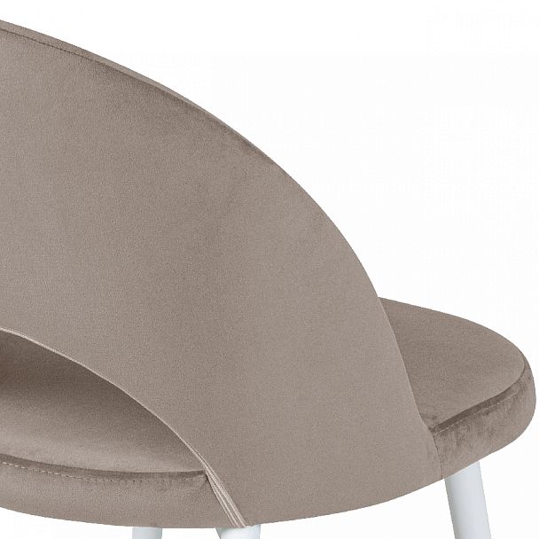 Стул кухонный Рэди мокко велюр/белый - Вид 9