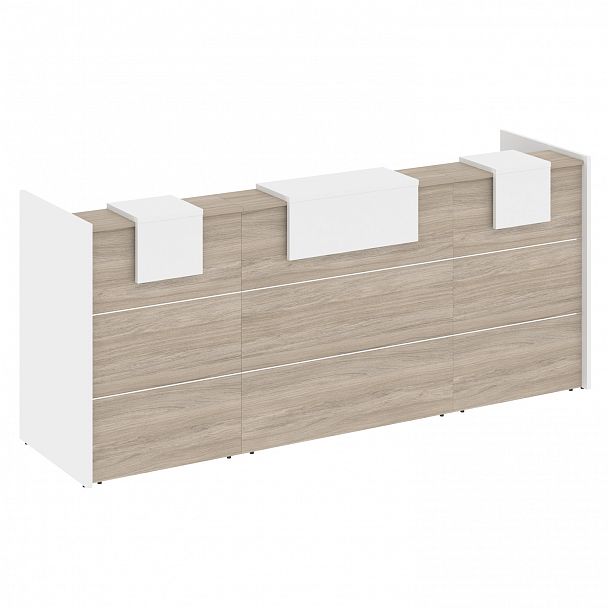 Ресепшн "Onix" O.R-K-16 дуб аттик/белый - Вид 2