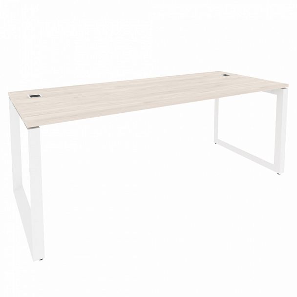 Стол рабочий руководителя на О-образном м/к "ONIX DIRECT LUX" M-O.MO-SRR-6.8 денвер светлый - Вид 1