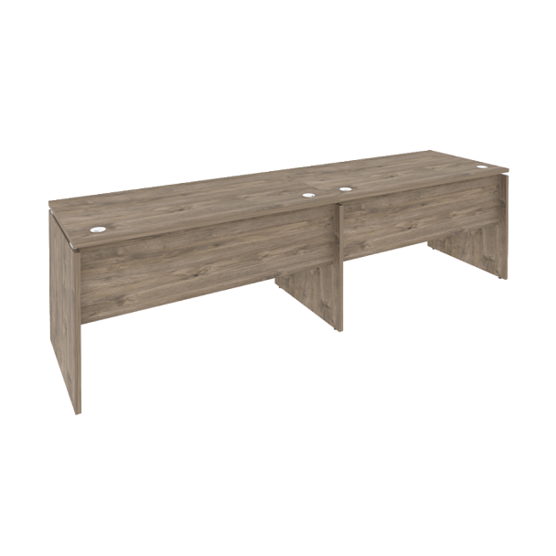 Onix Рабочая станция O.RS-2.3.7 Тиквуд темный 2760*720*750 - Вид 1