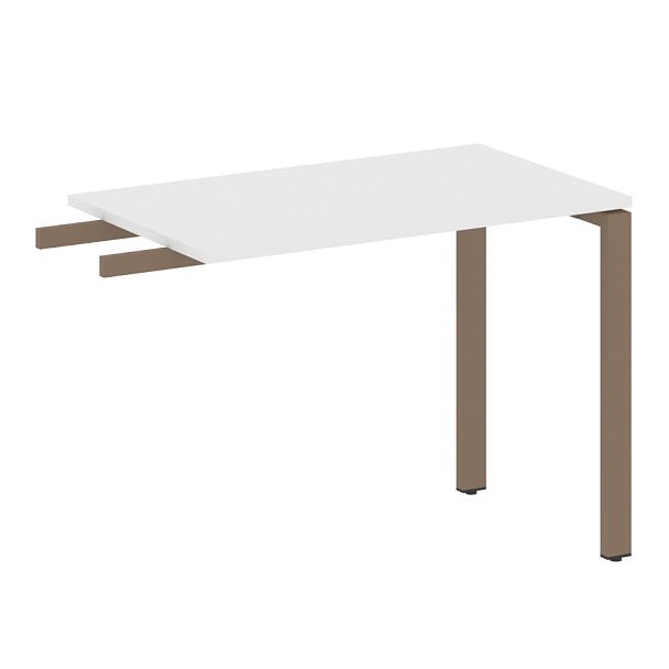 Metal System Приставной элемент на П-образном м/к БП.ПР-3 Белый/Мокко металл 1000*600*750 - Вид 1