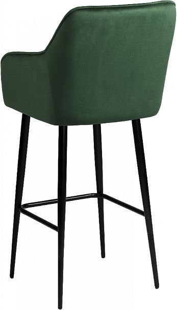 Комплект барных поворотных кресел Мони К, Confetti deep forest/черный, 2 шт. - Вид 6