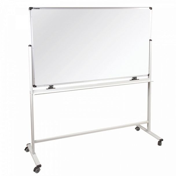 Доска магнитно-маркерная НА СТЕНДЕ 120х180 см, 2-сторонняя, ГАРАНТИЯ 10 ЛЕТ, BRAUBERG Premium, 236927 - Вид 1