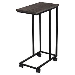 Стол журнальный на металлокаркасе BRABIX LOFT CT-001, 457х380х685 мм, цвет морёный дуб, 641859 - Фото предпросмотра