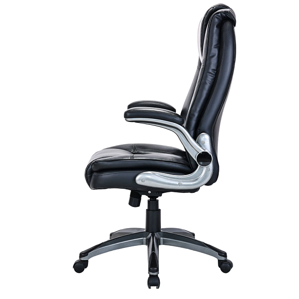 Кресло BRABIX PREMIUM "Paradigm EX-556", пружинный блок, рециклированная кожа, черное, 532976 - Вид 5