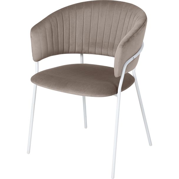 Комплект кухонных стульев Даксон мокко велюр/белый, 2 шт. - Вид 1