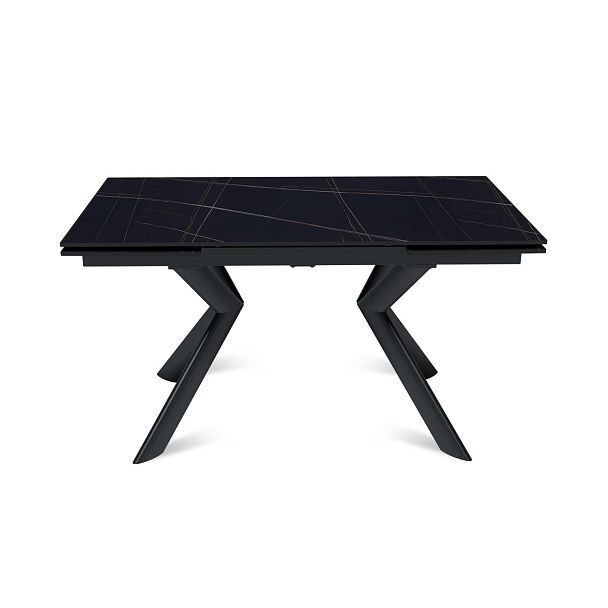 Стол раскладной Bridge (140+40+40), керамика матовая Black Gold - Вид 2