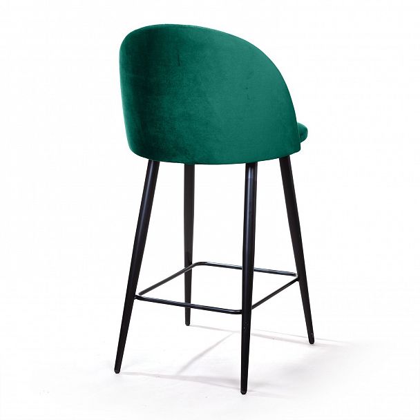 Cтул полубарный Thomas, бархат зелёный 19 - Вид 6