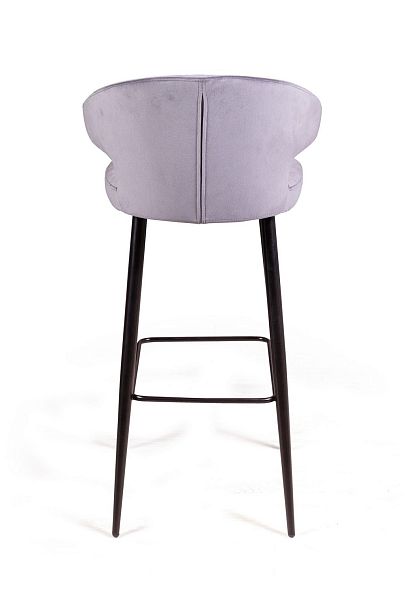 Стул барный Richard ромб, бархат серый 27 - Вид 6