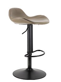 Барный стул Everprof Glory (Глори) Экокожа Серый - Фото предпросмотра