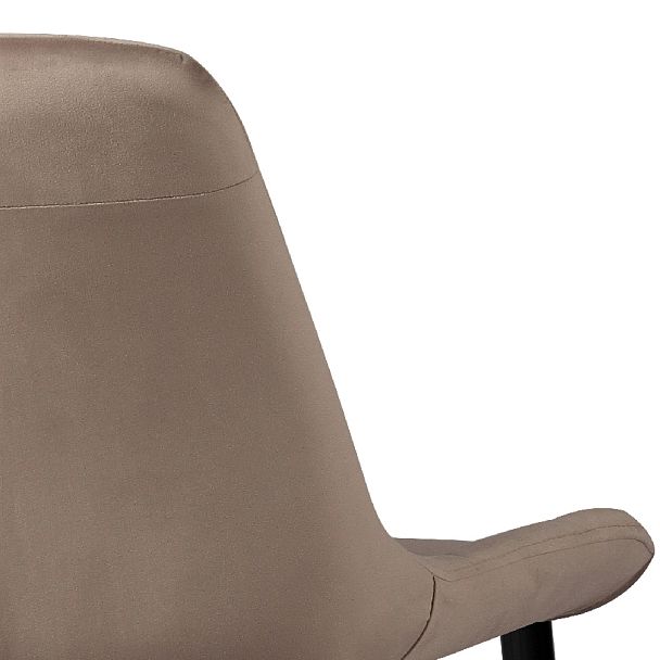 Полубарный поворотный стул Эйден, Confetti latte/черный - Вид 9