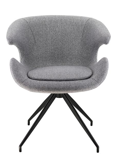 Обеденное кресло Everprof Liberty (Либерти) Ткань Серый - Вид 2