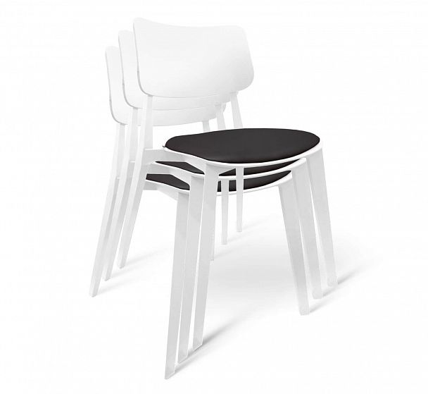 Обеденная группа Sheffilton SHT-DS135 белый/черный - Вид 10