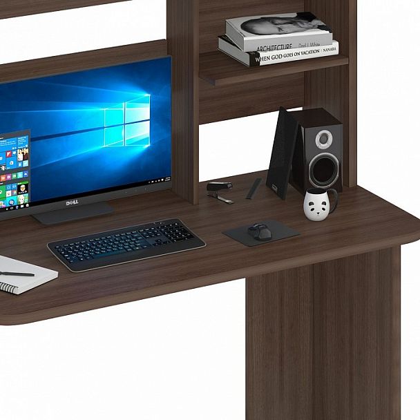 Стол компьютерный Домино Lite СКЛ-Прям120Р+НКЛ-120 Шамони - Вид 2