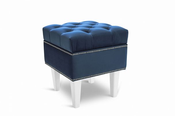 Пуф «Париж» 400 синий - Вид 1