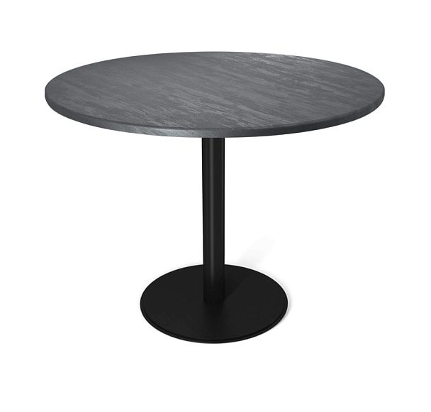 Стол Sheffilton SHT-TU43/TT 90 МДФ черный муар/каменный уголь - Вид 1