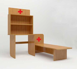 Уголок Доктор с кушеткой, вид 2 - Фото предпросмотра