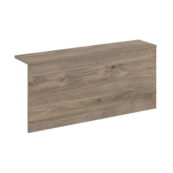 Накладка прямая высокая на 2 модуля "Onix" О.R-NP.V-98.2 тиквуд темный - Вид 1