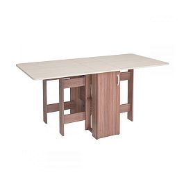 стол-книжка с баром СТК-002 ясень шимо темный/ясень шимо светлый - Фото предпросмотра