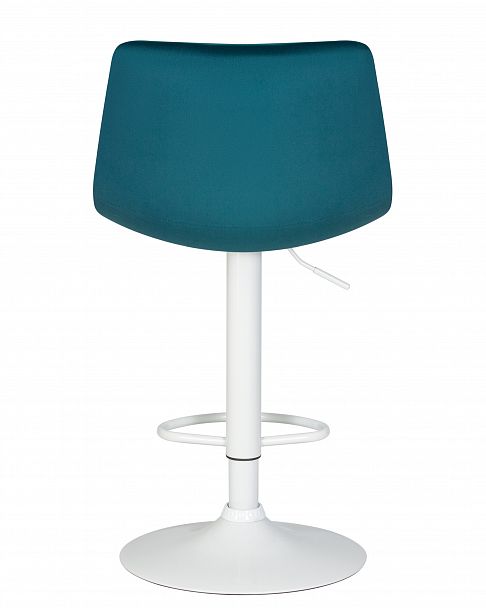 Стул барный DOBRIN TAILOR WHITE (морской волны велюр (MJ9-99)) - Вид 5