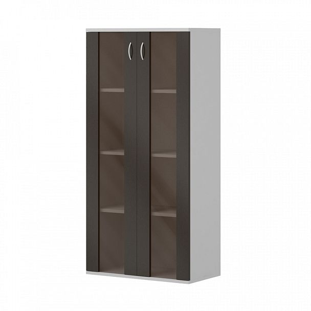 Шкаф "Система-M"  ПК-ССМ-Ш147Х71С2/35-В1-14 серый+дуб ферраре - Вид 1