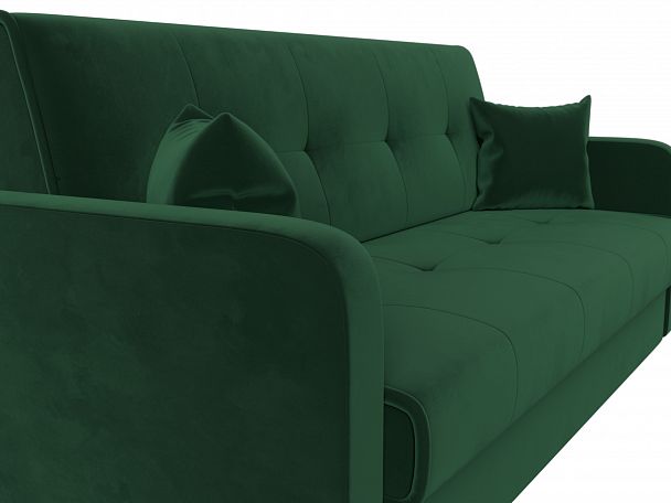 Диван книжка Надежда (полностью велюр зеленый) - Вид 4