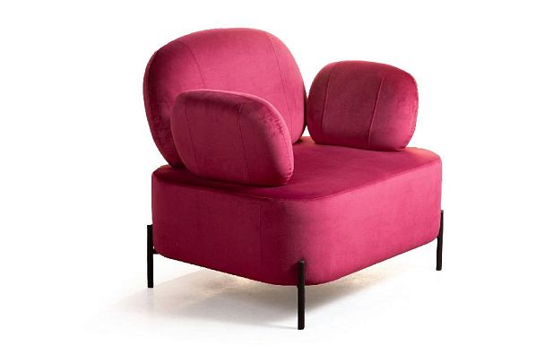 Кресло Dandy, бархат красный 16 - Вид 3