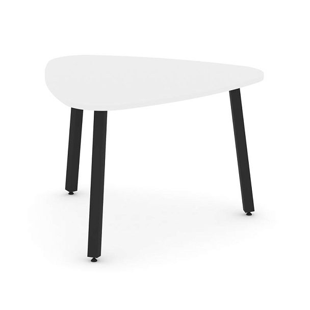 Стайл Проджект Стол переговорный SN-5.SPRG-71.3 Белый/Металл Черный 1200*1200*750 - Вид 1