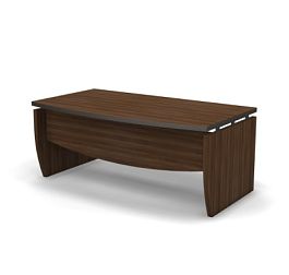 SMART/СМАРТ RSR001-18x10 Стол руководителя прямой 1804x100x755 Дуб Катания - Фото предпросмотра