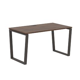 Стол прямой EVST 1380 Дуб Денвер тёмный/Мокко 1360х800х750 EDIS - Фото предпросмотра