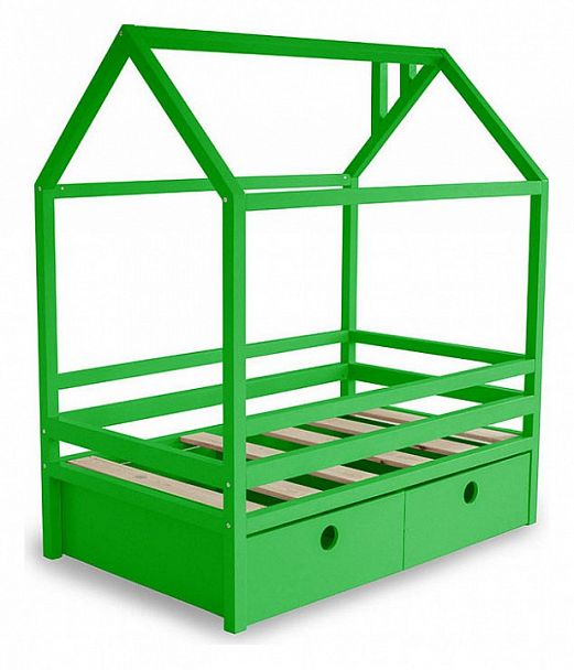 Кровать Дрима Box, зеленый - Вид 1