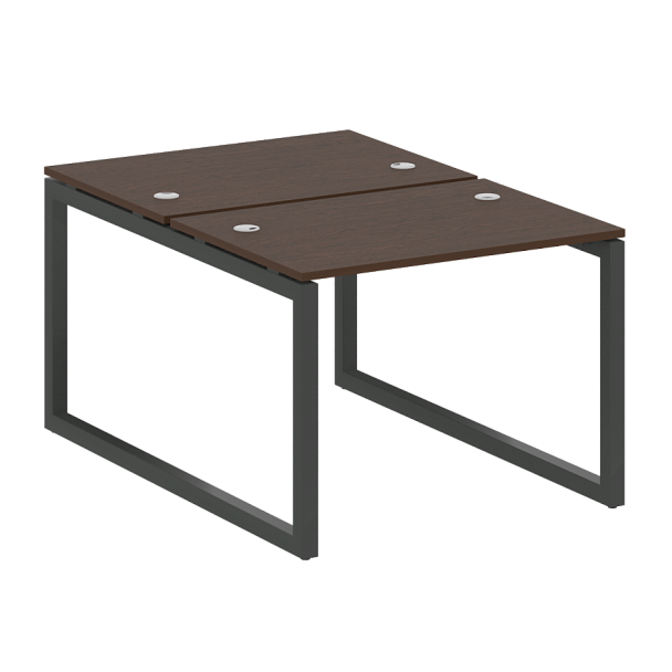 Metal System Quattro Р. ст. на О-образном м/к 50БО.РАС-СП-2.1 Венге/Антрацит металл 1000*1475*750 - Вид 1