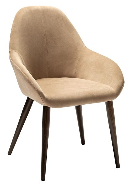 Кресло Kent Diag beige/т.орех - Вид 1