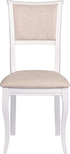Комплект деревянных стульев с мягким сиденьем Камир Белый/Кремовая рогожка, 3 шт. - Вид 2