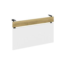 Concept Царга стола CN.CS-001 Дуб Винченцо/Белый Бриллиант/Металл Черный 830*18*458 - Фото предпросмотра