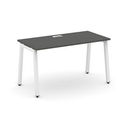 Стайл Проджект Стол письменный SN-5A.SP-002 Антрацит/Металл Белый 1180*600*750 - Фото предпросмотра