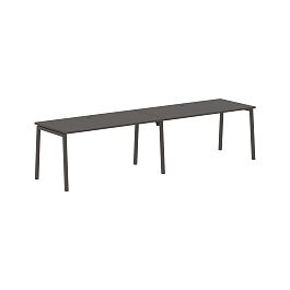 Стол 2-х местный ELWST 3180 Мокко/Мокко 3126х800х750 EDIS - Фото предпросмотра