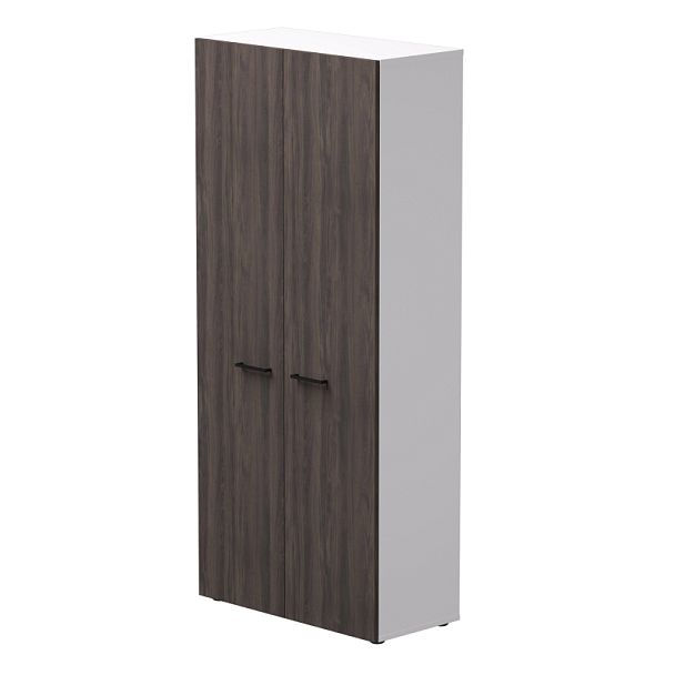 Гардероб Everprof EVO 800х383x1835 Белый/Дуб Пасадена - Вид 1