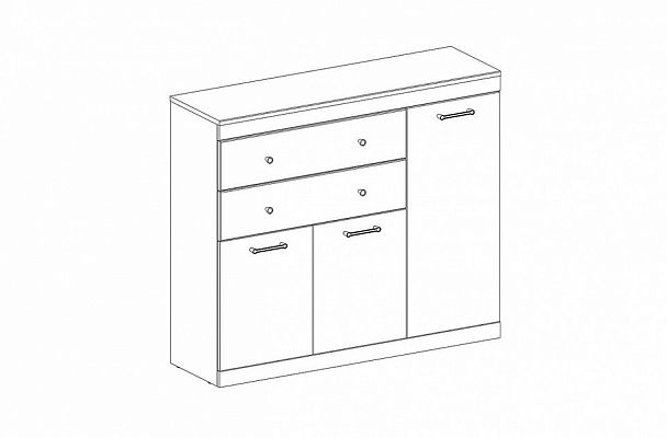 Тумба Jagger 3D2S - Вид 2