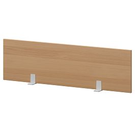 Экран для одиночного стола СМЭ18-12 Ольха/Белый 1200x18x350 Арго-М - Фото предпросмотра