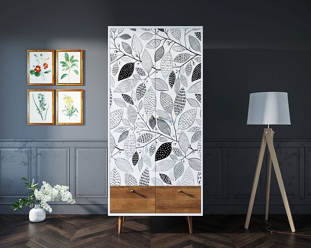 Шкаф двухстворчатый "Berber" принт 9 - Вид 7