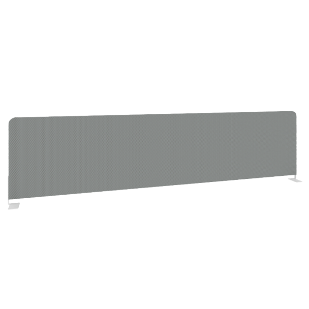 Onix Экран тканевый боковой O.TEKR-163 Серый/Белый металл 1635*390*22 - Вид 1