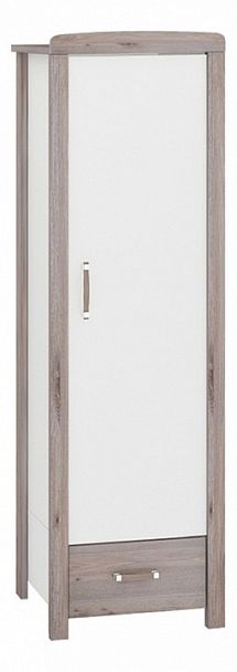 Шкаф платяной Бартоло Ш1Д Белый/Нельсон - Вид 1