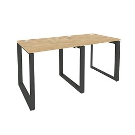Onix Рабочая станция на О-образном м/к O.MO-RS-2.0.7 Тиквуд светлый/Антрацит металл 1560*720*750 - Фото предпросмотра