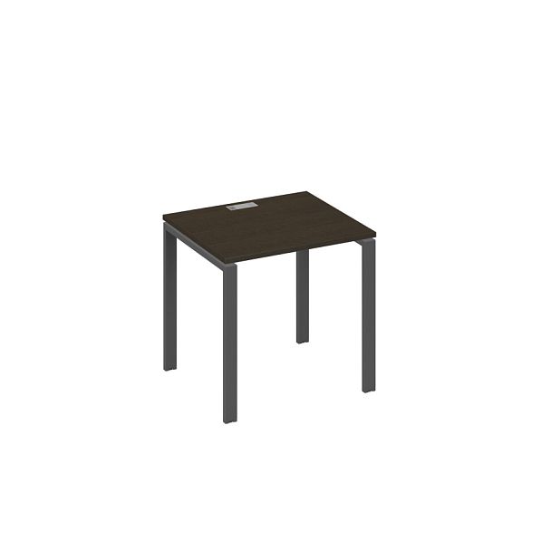 Стол письменный на металлокаркасе UNO A4 А4 Б1 011 БП венге / металлокаркас антрацит - Вид 1
