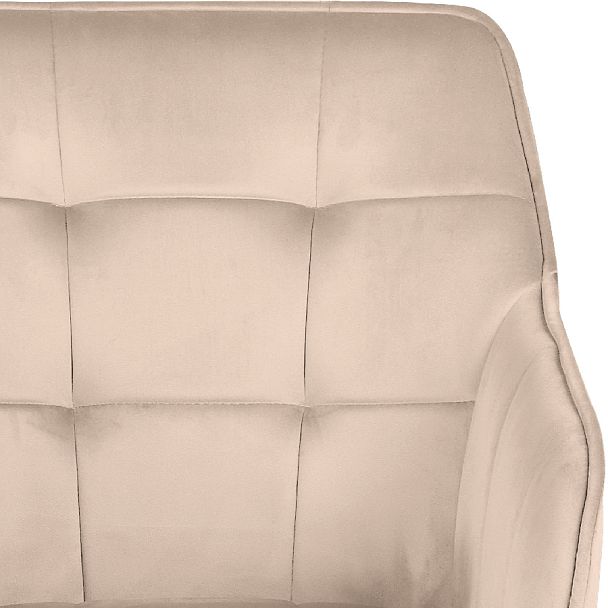 Комплект барных поворотных кресел Мони К, Confetti cream/черный, 2 шт. - Вид 8